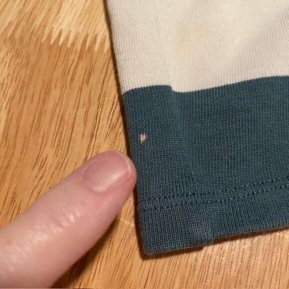 Veronica Beard Jeans Striped Knot Tyla Tee Shirt Dress Stripes Women's Large - Picture 9 of 10